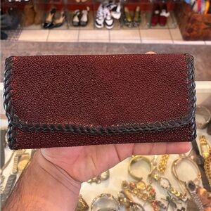 Elegant Burgundy Clutch